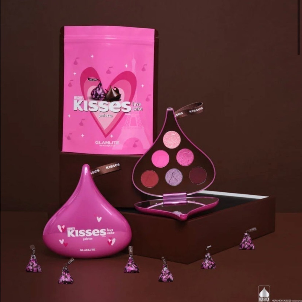 Glamlite x Hershey's Kisses Palette- Lava Cake Edition